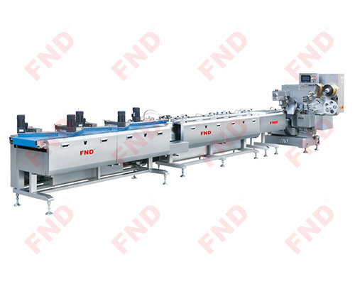 Double Twist Soft Jelly Wrapping Machine & aligner (cold seal optional)
